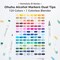Ohuhu Alcohol Markers Brush Tip -Double Tipped Art Marker Set for Artist Adults Coloring Illustration - 120 Colors- Brush & Chisel/ Brush & Fine Dual Tips- Honolulu/ Honolulu B of Ohuhu Markers- Refillable Alcohol-based Ink